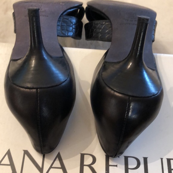 BANANA REPUBLIC BLACK LEATHER PUMPS 👠 - Picture 8 of 13